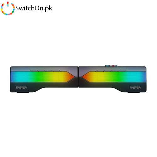 FASTER G2000 RGB LIGHTING DUAL GAMING WIRELESS SPEAKER BLUETOOTH 10W - SPEAKER FOR PC - BLUETOOTH SPEAKER