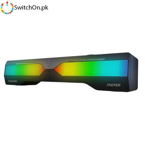 FASTER G2000 RGB LIGHTING DUAL GAMING WIRELESS SPEAKER BLUETOOTH 10W - SPEAKER FOR PC - BLUETOOTH SPEAKER - Image 3